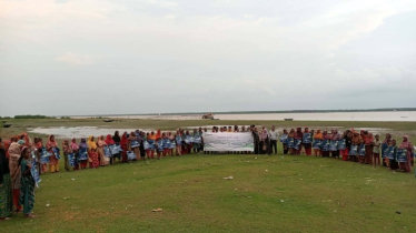 রামপাল বিদ্যুৎ কেন্দ্র বন্ধ ও সৌর বিদ্যুৎ চালুর দাবিতে মোংলায় পদযাত্রা