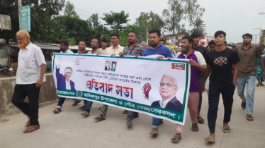 হিলিতে বিএনপির প্রতিবাদ মিছিল হিলিতে বিএনপির প্রতিবাদ মিছিল