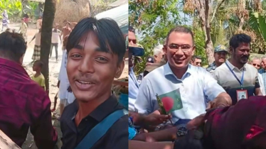 ‘আমি বাদাম বিক্রেতা, আলহামদুলিল্লাহ প্রধানমন্ত্রীর সঙ্গে হাত মিলাইছি’
