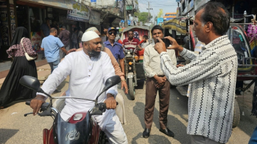 শিবগঞ্জ বাজারের প্রধান সড়ক প্রশস্ত করার দাবিতে ব্যতিক্রমী গণলাইভ