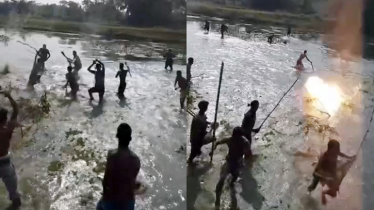 বাংলাদেশে ঢুকে মারধর, কৃষকদের ধাওয়ায় পালালো বিএসএফ