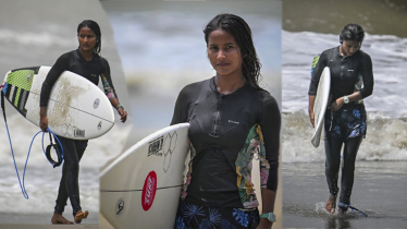 এশিয়ান গেমসে বাংলাদেশের প্রথম নারী সার্ফার ফাতেমার ইতিহাস গড়ার স্বপ্ন