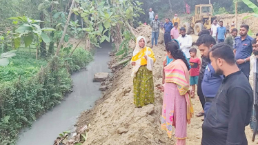 অবৈধভাবে পাহাড় কাটায় ২০ হাজার টাকা জরিমানা, স্কেভেটর জব্দ