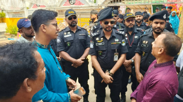 খাগড়াছড়িতে এসআরবি-৭ এর টহল ও পূজামণ্ডপ পরিদর্শন