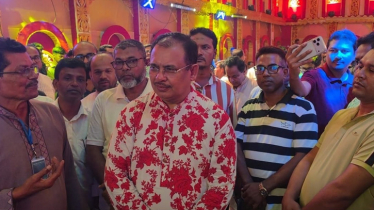 চার মন্দির সংস্কারে ব্যক্তিগতভাবে ৮০ লাখ টাকা দিলেন এমপি কিরন