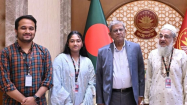 রাষ্ট্রপতির সঙ্গে জুলাই শহীদ মীর মুগ্ধ’র পরিবারের সাক্ষাৎ