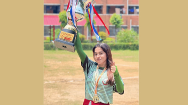 আন্তঃবিশ্ববিদ্যালয় ফুটবলে সর্বোচ্চ গোলদাতা যবিপ্রবির সাদিয়া দেখেন যে স্বপ্ন