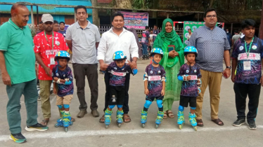 মানিকগঞ্জে তৃতীয়বার স্পিড স্কেটিং প্রতিযোগিতা, চ্যাম্পিয়ন হলো যারা
