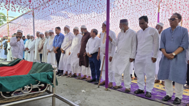 টেলিযোগাযোগ মন্ত্রীর চাচা সালাম ফকিরের জানাজায় শোকার্ত মানুষের ঢল