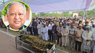 কঠোর নিরাপত্তায় জ্যেষ্ঠ রাজনীতিবিদ মাহবুব আলী খানের দাফন সম্পন্ন
