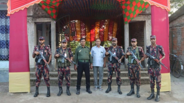 দুর্গাপূজার নিরাপত্তায় চাঁপাইনবাবগঞ্জে ১৭ প্লাটুন বিজিবি মোতায়েন