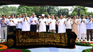 বিএনপি নেতা সালাহউদ্দিন আহমেদের প্রথম জানাজা সম্পন্ন