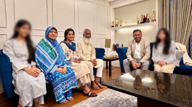 অভিনেত্রী বাঁধনের বাসায় পররাষ্ট্র প্রতিমন্ত্রী হুমায়ুন কবির 