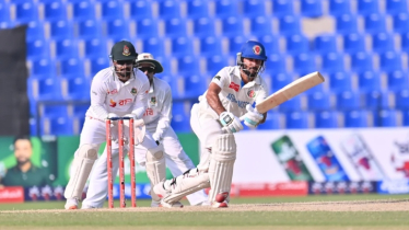 টাইগারদের দাপটে কোণঠাসা আফগান শিবির, জয়ের অপেক্ষায় বাংলাদেশ
