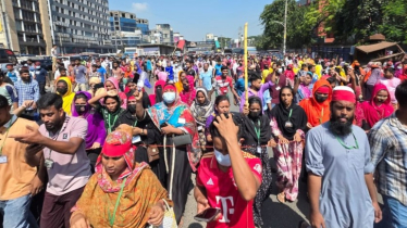 উত্তরায় সড়ক ছেড়েছেন পোশাক শ্রমিকরা, যান চলাচল স্বাভাবিক
