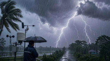 রাতের মধ্যে ১৩ অঞ্চলে বজ্রসহ ঝড়ের আশঙ্কা 