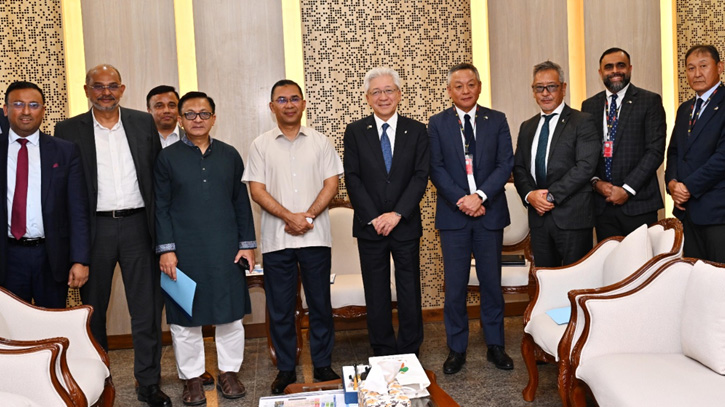 প্রধানমন্ত্রীর সঙ্গে টয়োটা তুশো করপোরেশনের প্রতিনিধিদলের সাক্ষাৎ