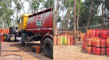 শ্রীমঙ্গলে তেল ও গ্যাস সিলিন্ডার অবৈধভাবে মজুত, লাখ টাকা জরিমানা