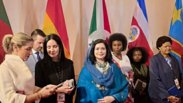 মেলানিয়া ট্রাম্পসহ ফার্স্ট লেডিদের সঙ্গে জোবাইদা রহমানের সাক্ষাৎ