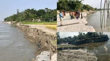 কুড়িগ্রামে ব্রহ্মপুত্রের ভাঙনে বিপর্যয় কুড়িগ্রামে ব্রহ্মপুত্রের ভাঙনে বিপর্যয়
