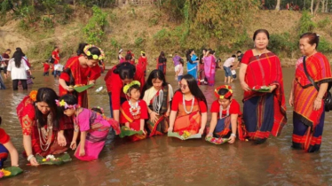পাহাড়ে উৎসবের রঙ, বর্ণিল আয়োজনে মাতলো রাঙামাটি
