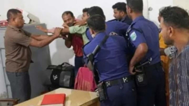 থানার মধ্যে পুলিশের সাথে হাতাহাতি, জামায়াত নেতাসহ ৯ জনের বিরুদ্ধে মামলা