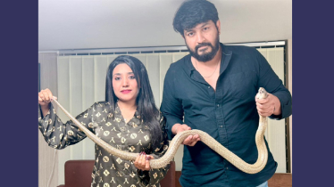 ধামরাই থেকে বিষধর খৈয়া গোখরা সাপ উদ্ধার