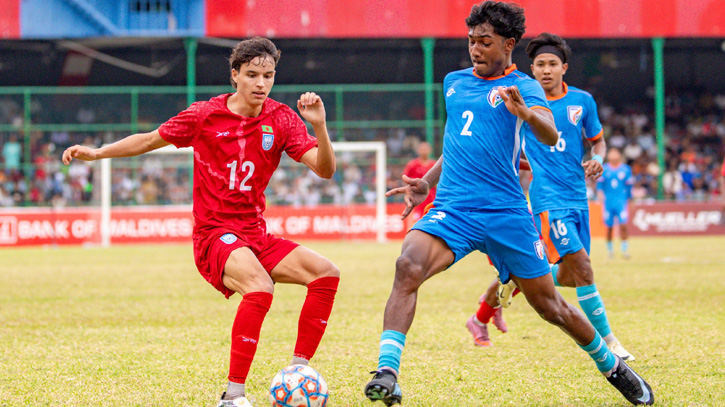 রোনানের অ্যাসিস্টে ফাহিমের গোল, ভারতকে রুখে দিলো বাংলাদেশ রোনানের অ্যাসিস্টে ফাহিমের গোল, ভারতকে রুখে দিলো বাংলাদেশ
