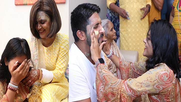 মা`কে বিয়ে দিয়ে আনন্দে কান্নায় ভেঙে পড়লো মমি